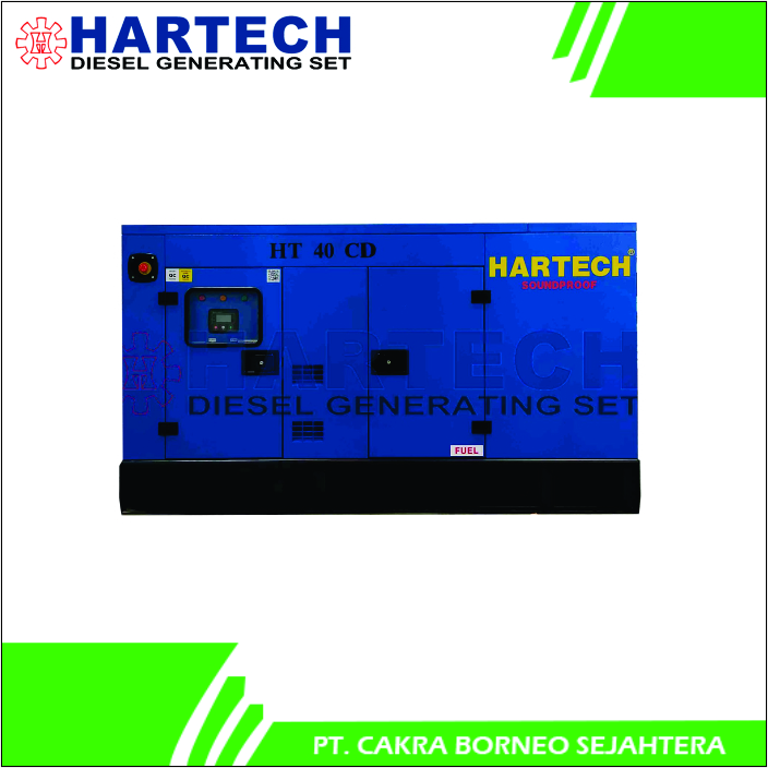 Generator Silent HT 40 CD HARTECH HTG 184 J - Termasuk Pemasangan
