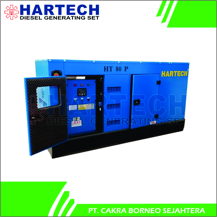 Generator Silent HT 80 P HARTECH HTG 224 G - Termasuk Pemasangan